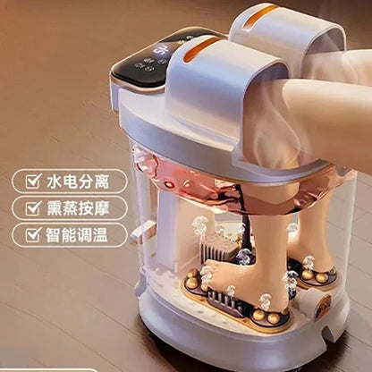 Foot soaking bucket household electric massager foot wash basin heating thermostat automatic foot bath tub new models - PuriLite