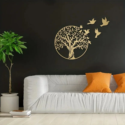 Purilite Select™ Metal Crafts Wall Art Tree of Life Outdoor Courtyard Decoration