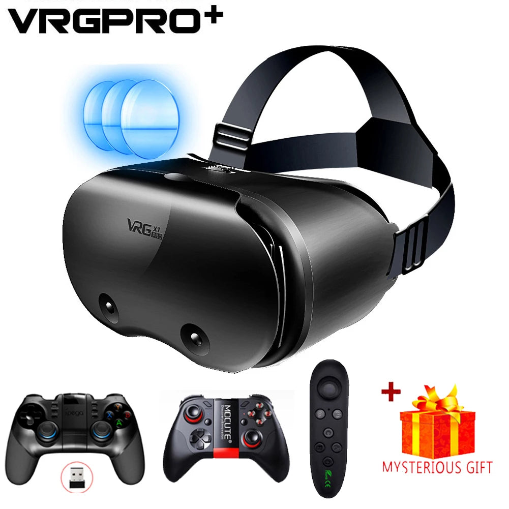 3D Virtual Reality Headset for Smartphones | Immersive VR Glasses with Adjustable Lenses