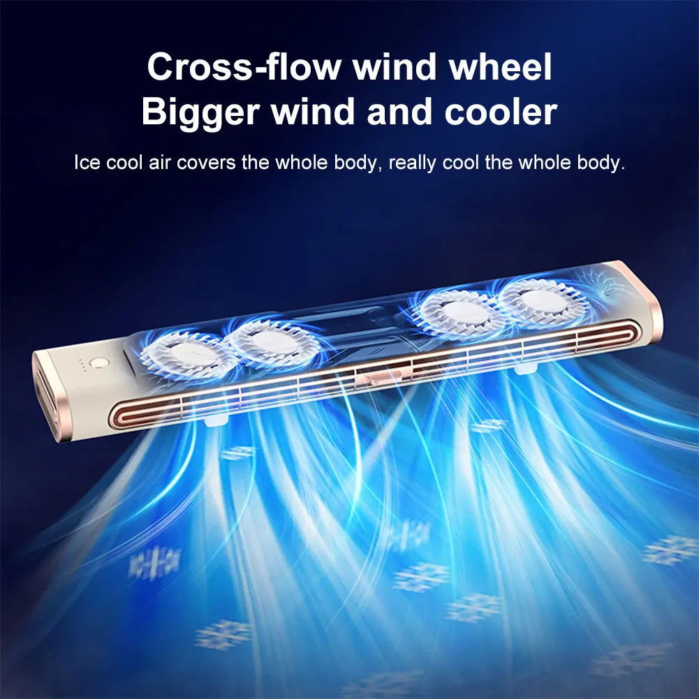 Purilite Select – Portable 3-Speed USB Tower Fan with Monitor Clip &amp; Wall Mount