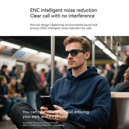 Blackview BV100 AI Smart glasses 800W Pixels 2K HD camera Bluetooth Call Voice Assistant Smart Glasses