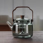 Purilite Select High Borosilicate Glass Teapot with Heating Base – Transparent Heat-Resistant Tea Kettle with Elegant Design and Tea Cup Set - PuriLite