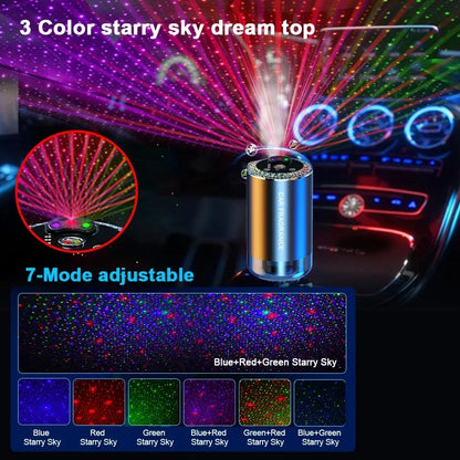 Purilite Select Smart Car Air Freshener & Starry Light Diffuser