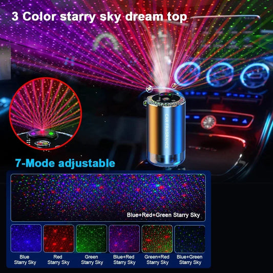Purilite Select Smart Car Air Freshener & Starry Light Diffuser - PuriLite