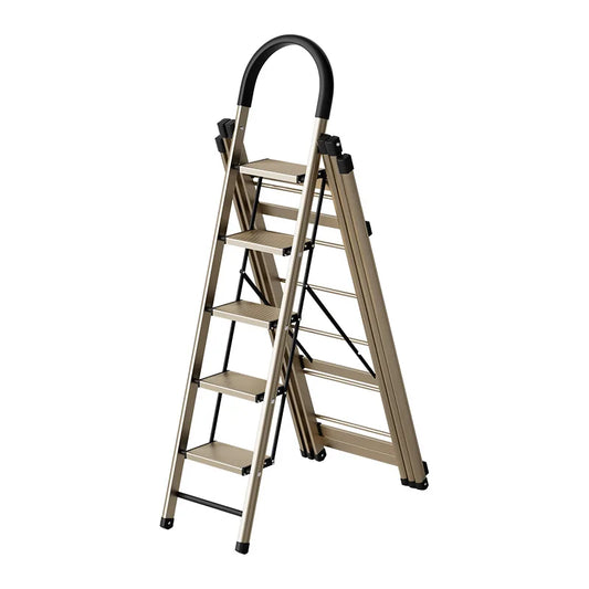 Purilite Select Folding Aluminum Ladder Drying Rack – Dual-Purpose Step Ladder & Clothes Airer – Heavy-Duty 150kg Load Laundry Ladder