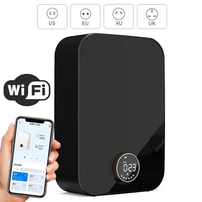 Waterless Essential Oil Diffuser Professional Fragrance Nebulizing Diffusion System LED Screen Scent Air Machine For Home
