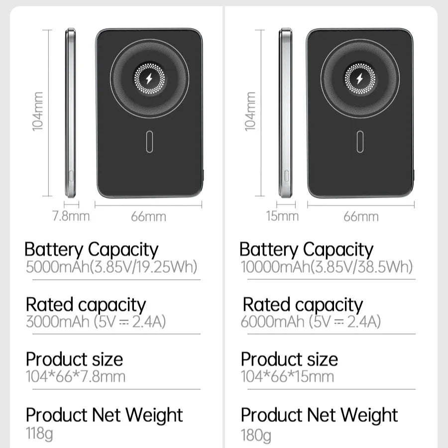 Purilite Select Ultra-Thin Magnetic Power Bank