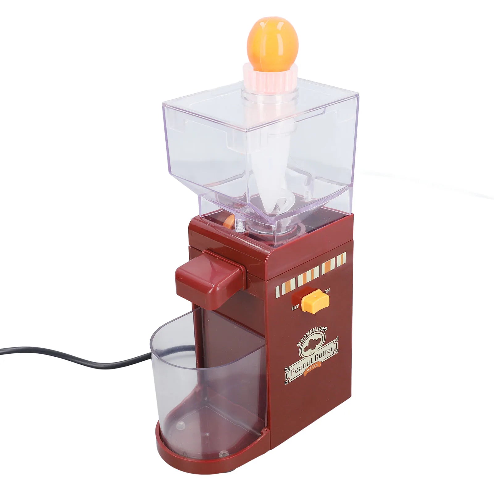 Machine Anti Slip Base Funnel Shaped Bin Safe and Healthy Sesame Sauce Mill Detachable Grinding Disk for Almonds - PuriLite