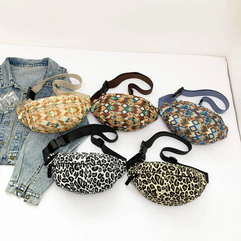 Purilite Select Leopard Print Women Waist Pack