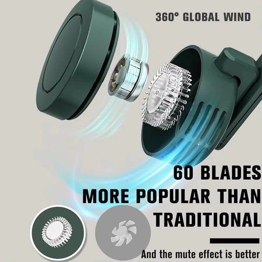 Purilite Select Mini Bladeless Clip Fan