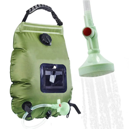 Purilite Select Solar Shower Bag 20L | Portable Outdoor Solar Heated Camping Shower