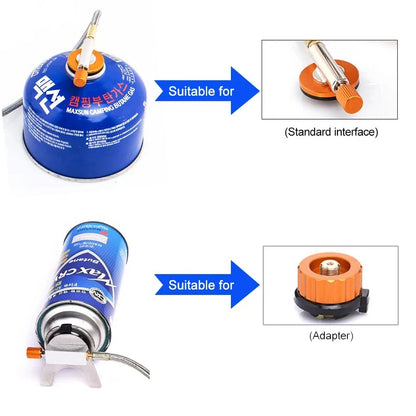 Purilite Select Portable Folding Camping Gas Stove 3500W Outdoor Backpacking Cooking Stove with Ignition for Hiking, Camping & Picnic