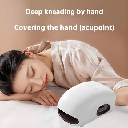 Advanced Hand Massager with Heat and Air Compression – Portable Finger, Palm and Wrist Pain Relief Device for Relaxation and Circulation - PuriLite