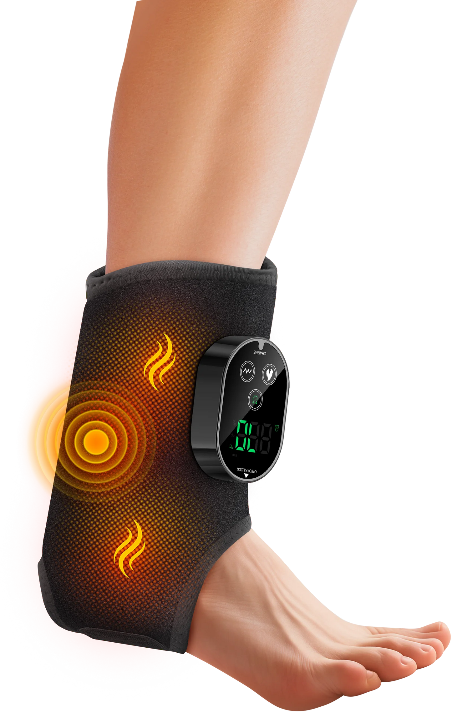 Purilite Select™ Dual Motor Heat & Vibration Rechargeable Foot and Ankle Massager