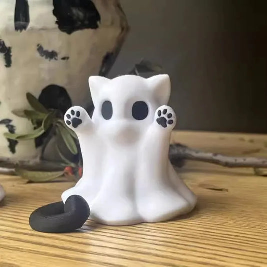 Purilite Select™ Mini Cat Ghost Ornament