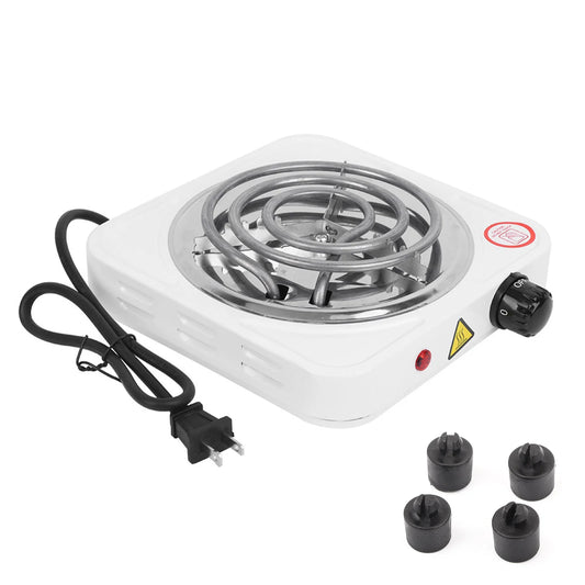 Purilite Select 1000W Stainless Steel Portable Electric Stove – Single Tube Heating Plate for Home & Travel Use