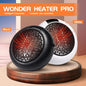 Desk Heater Electric Heater Wall-mounted Home Quiet Remote Quick Heating Thermostat Portable Home Heater Indoor Office Heating