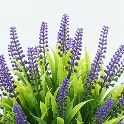 Purilite Select Artificial Lavender Potted Plant – Realistic Faux Lavender Bonsai for Home Office Desk Décor, Indoor Decorative Flower Arrangement - PuriLite