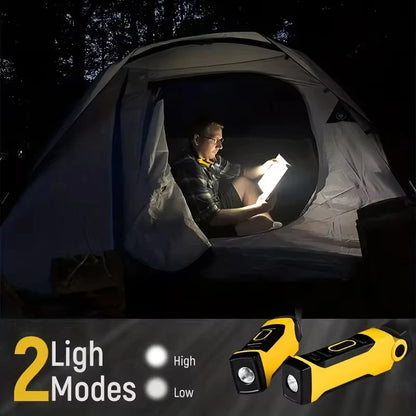 Rechargeable LED Neck Reading Light - Two Brightness Levels, Perfect for Reading, Knitting, Camping & Repairing Led Work Light