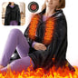 USB Electric Heating Blanket 3 Heating Level Wearable Heated Poncho Throw Blanket 9 Heated Areas Body Warmer  Blanket or Office