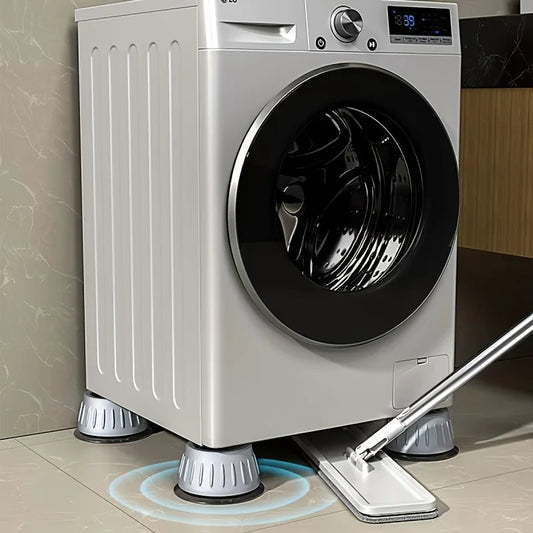 4PCS Anti-Vibration Washing Machine Feet-Suitable for Refrigerators for Anti-Slip Stability,Anti-Slip Base,Sound Dampening Pads