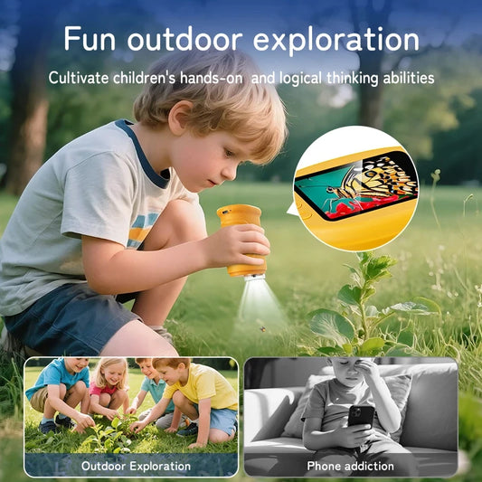 Purilite Select Handheld Digital Microscope 1000X | Portable Mini Microscope with 2.0 Inch Screen | Rechargeable Pocket Microscope for Kids Students and Learning - PuriLite