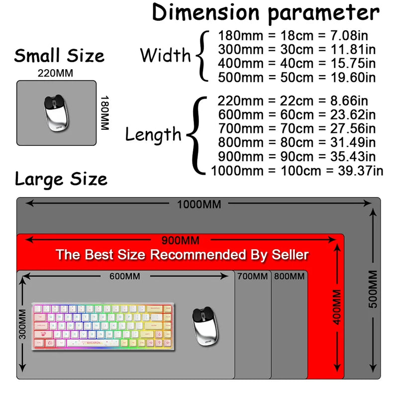 Purilite Select XXL Abstract Art Gaming Mouse Pad – 900×400 mm