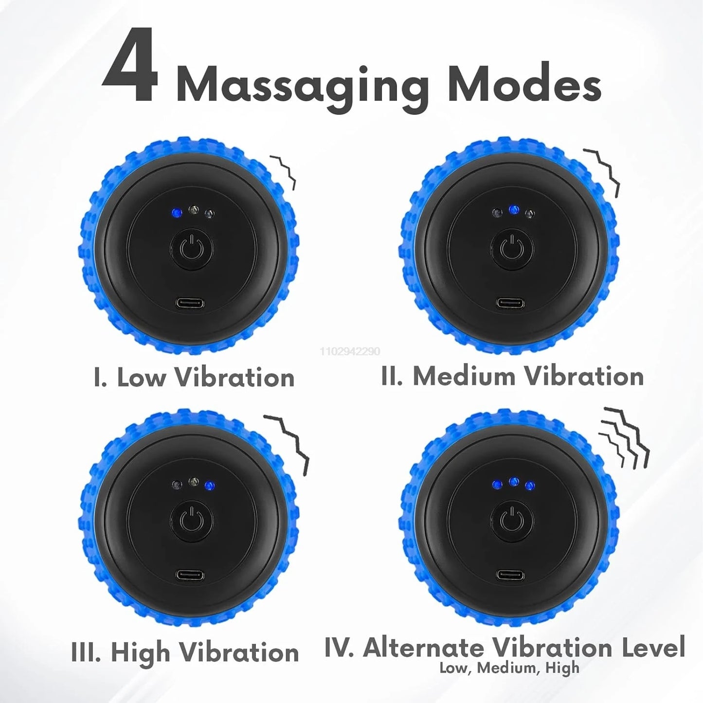Yoga Fascia Ball Electric Peanut Ball USB Rechargeable Massage Ball Leg Muscle Relaxer Shoulder Neck Waist Massage Muscle Relax