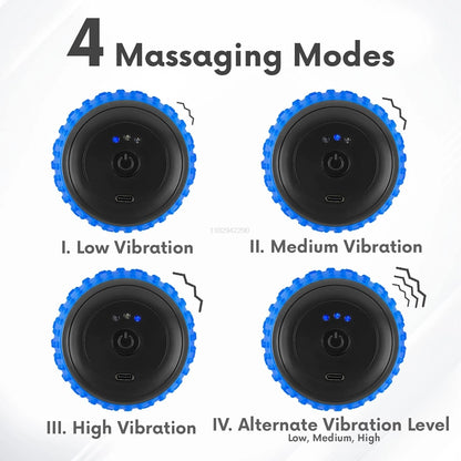 Yoga Fascia Ball Electric Peanut Ball USB Rechargeable Massage Ball Leg Muscle Relaxer Shoulder Neck Waist Massage Muscle Relax