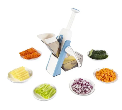 Purilite Select Multifunctional Vegetable Cutting Machine 5-in-1 Manual Food Chopper Slicer Dicer for Kitchen - PuriLite