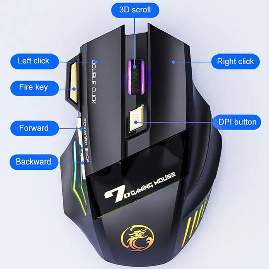 Purilite Select GW-X7 Wireless Gaming & Office Mouse