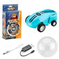 Purilite Select Small Pocket 360° Rotation Stunt Racing Car Mini High-Speed Kids Toy with Lights