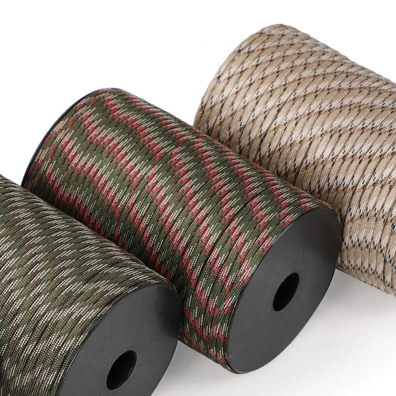 Purilite Select 550 Strength 9-Core Paracord Rope | Heavy Duty Outdoor Camping Survival Utility Cord 30M 50M 100M