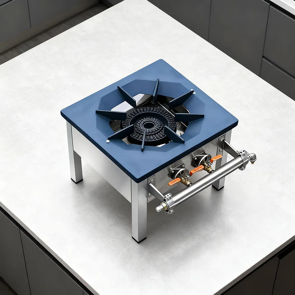 Purilite Select Single Burner Gas Cooktop | Energy-Saving Commercial & Household Gas Stove | Dual Ring Freestanding Stove - PuriLite