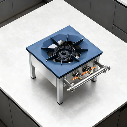 Purilite Select Single Burner Gas Cooktop | Energy-Saving Commercial & Household Gas Stove | Dual Ring Freestanding Stove - PuriLite