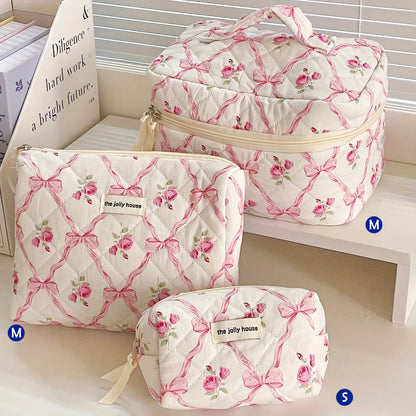 Purilite Select Quilted Cotton Makeup Bag