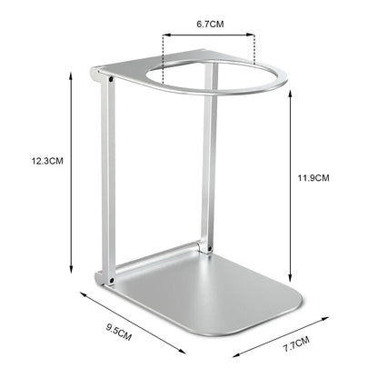 1pc Foldable Coffee Drip Holder Pour Over Dripper Stand Aluminum Espresso Coffee Machine Support Stand Coffee Dripper Rack