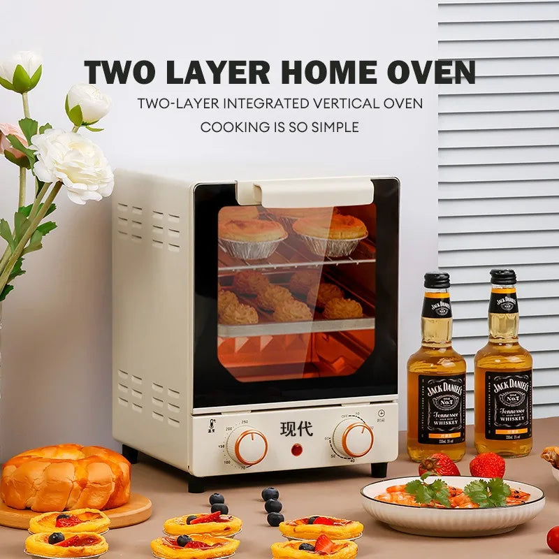 Purilite Select | 22L Electric Oven for Household Baking | 220V Multi-Function Tabletop Cake Oven with Auto Power Cut - PuriLite