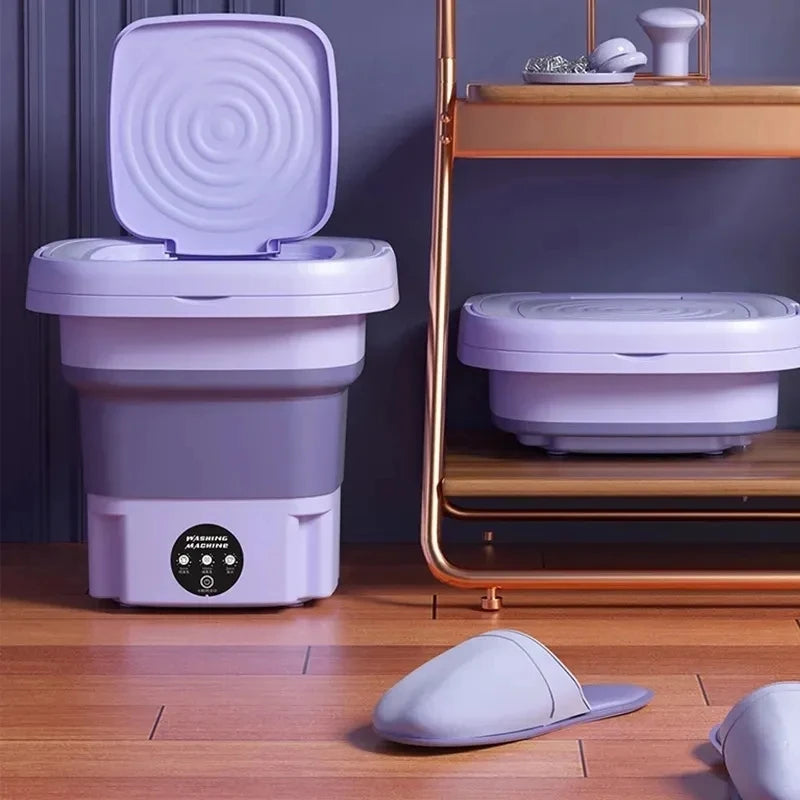 Purilite Select 8L Portable Foldable Mini Washing Machine with Spin Dryer