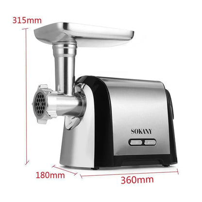 Purilite Select 3200W Electric Meat Grinder & Sausage Maker Attachment Set