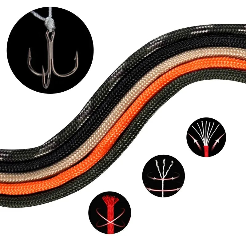 Purilite Select 550 Paracord Rope | 7-Core 4mm Heavy-Duty Camping, Hiking, Survival, Tent Guy Line and Outdoor Utility Cord