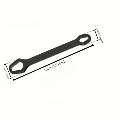 1 PC Universal Double Ended ประแจ,Self-กระชับ 3-17 มม.สกรูซ่อมประแจ, double-Headed RATCHET Spanner,ปรับ