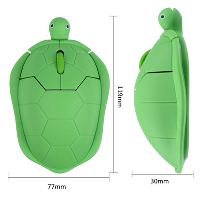 Purilite Select Wireless 2.4G Turtle Mouse – Cute Creative Portable Anti-Slip Optical Mouse for Kids & Office Use | 1600 DPI Plug & Play