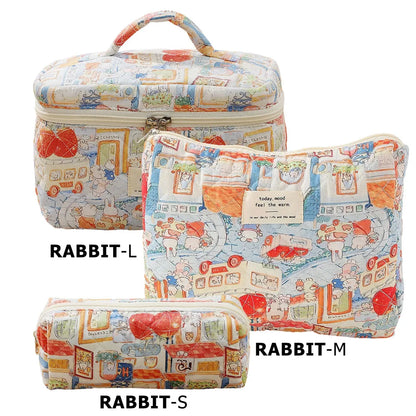 Purilite Select Quilted Cotton Makeup Bag