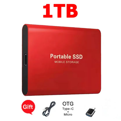 Purilite Select 16TB Portable SSD USB-C External Solid State Drive | High-Speed USB 3.1 Storage Drive for Laptop, Desktop, Mac & Android File Backup