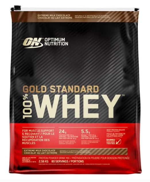 Optimum Nutrition GOLD STANDARD 100% Whey Protein, Extreme Chocolate Shake