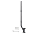 CEKAY Universal Mounting Pole (Diameter 1 1/2", Length 51") - J Pole Mount for Antenna & Starlink Dish & Weather Station - Adjustable Pivot/Lock Bracket for Wall, Eave or Roof Mounting - PuriLite