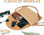 Straw Clutch Handbag Summer Beach Straw Purse for Women woven Envelope Bag