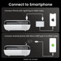 HAPPRUN Native 1080P Bluetooth Projector, Full HD Portable Outdoor Movie Projector with Built-in Speaker, Compatible with Smartphone, HDMI, USB, AV, Fire Stick, PS5 for Home, Bedroom, Outdoor Use