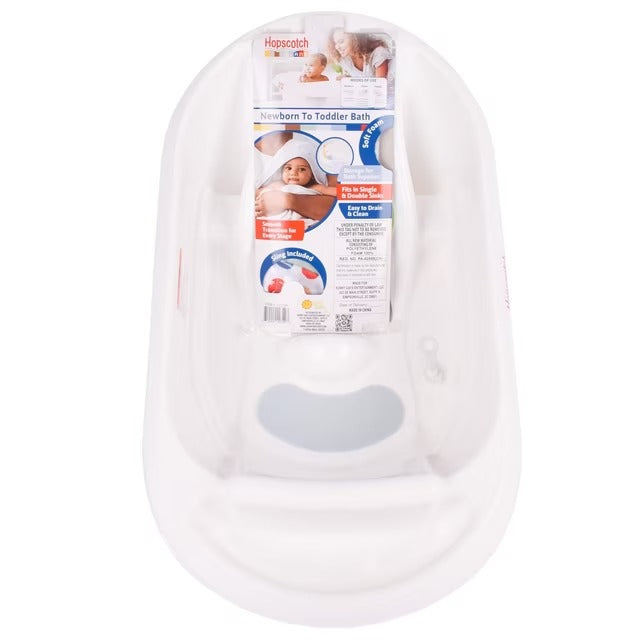 Baby Bathtub for Newborn to Toddler | 3-in-1 Bath Tub with Sling, Non-Slip Design & 31.2-Inch Size
